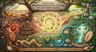 Warum eine neuroschamanische Sitzung mit dem Atem beginnt